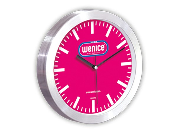 TRENDY DUVAR SAATİ PEMBE (25 CM)